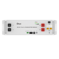 Baterai Deye SE-G5.1 Pro LiFePO4, baterai penyimpanan energi 5,12 kWh 51.2V 100AH