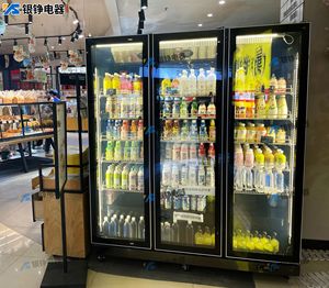 Réfrigérateur Vitrine Commercial YINZHENG à 3 Portes, Refroidissement par Air, Anti-buée, Porte en Verre Personnalisée, pour Boissons, Équipement de Réfrigération - Product Image 3