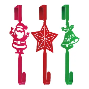 Metal ganchos decorativos para o Natal Pequeno pendurado sobre a porta