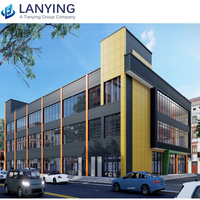 Edificio prefabricado de estructura de acero de diseño moderno para Taller de almacenamiento automático o tienda de almacén de construcción de metal