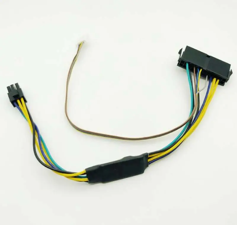 Adaptador ATX de 24 pines a placa base, Cable de fuente de alimentación PSU de 2 puertos, para HP Z220 Z230, estación de trabajo de servidor de placa base de 30cm