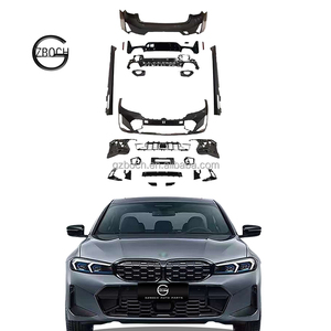 Kit de carrocería G20 para 2023 + <span class=keywords><strong>BMW</strong></span> 3 Series G20 G28 LCI actualización MT parachoques de coche falda lateral M-tech parachoques delantero trasero de coche MT Parrilla de coche - Product Image 1