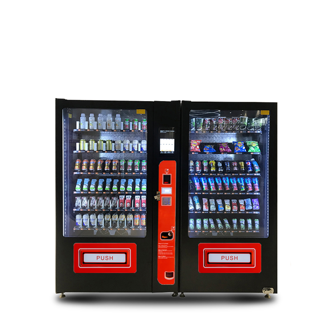 XY Vending Machine 2026 Hot Sale and Large Capacity Snack Drink Combo Vending Machine for Sale Soda Bottle Water