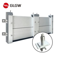Barrière anti-inondation, barrière contre les inondations, barrière de protection contre les inondations, barrière anti-inondation en aluminium amovible pour la maison