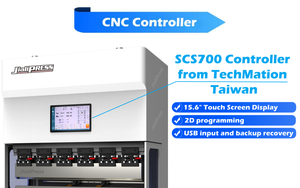 Prensa Plegadora Eléctrica de Doble Servo de Estilo Mini de 25T800mm con Tamaño Mínimo de 3T200mm para Doblar Láminas de Acero al Carbono de 3.8mm - Product Image 6