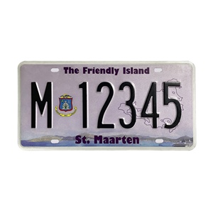 Placas DE VEHÍCULOS DE St Maarten en tamaño 305x152mm, placas de número de registro para el gobierno, placas de matrícula de diseños personalizados - Product Image 4