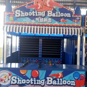 Tolefun personnalisé intérieur métal PP Knock-Em-Down champ de foire carnaval cabine de jeu lumières colorées parc d'aventure attraction foraine - Product Image 3