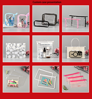 Sac de toilette transparent en vinyle givré avec logo personnalisé, imperméable, avec fermeture éclair, sac de toilette en PVC transparent