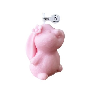 Bougie parfumée lapin pour la Fête de la Mi-Automne, bougie décorative en forme d'animal, cadeau de vacances, souvenir, ornement parfumé - Product Image 5