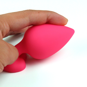 Kişiselleştirilmiş Kalp Şeklinde Silikon Anal <span class=keywords><strong>Plug</strong></span> Mücevherli Popo Fişi Erkekler ve Kadınlar için Üç Farklı Boyutta Set - Product Image 4