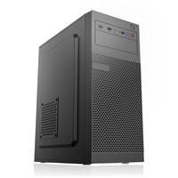 Mid Tower Office Computer Case Wholesale Micro ATX Office PC Case OEM Computer Cases & Towers Desktop Chassis for PC Parts