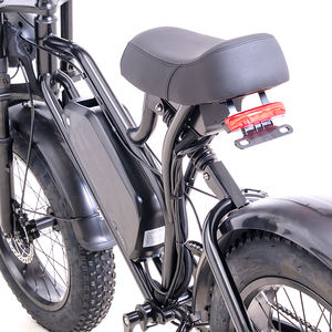 Vélo de montagne électrique tout-terrain, 48V500W, sept vitesses, pneus larges, amortissement, frein à disque, feux avant et arrière - Product Image 5