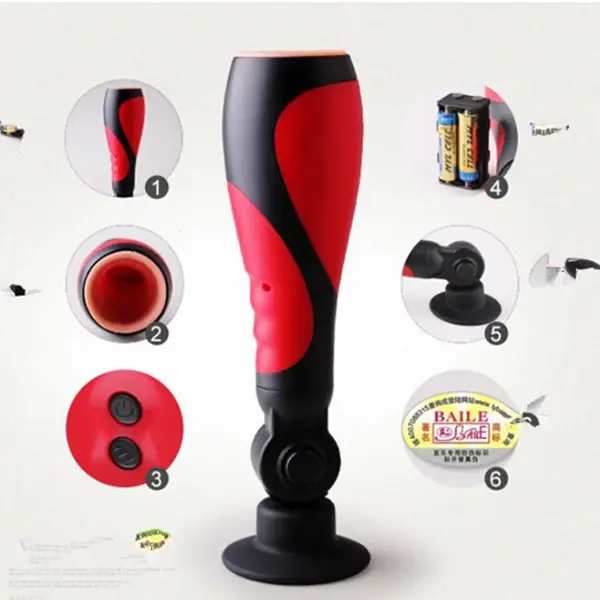 Baile 30 Mode Automatische Mannelijke Handen Vrije Vibrator Anale Orale Elektrische Masturbator Cup