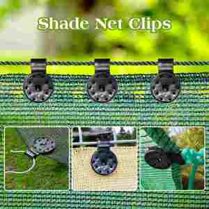 Clips para Tela de Sombra, Abrazaderas para Malla, Accesorios y Ojales para Cubiertas de Malla y Telas de Protección Solar en Jardín, Patio Trasero e Invernadero - Product Image 4