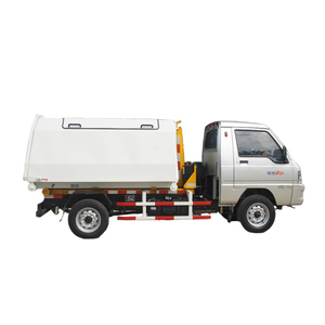 Camión de basura de elevación de <span class=keywords><strong>gancho</strong></span> hidráulico diésel compacto con caja de cambios 4x2 Drive para maniobrar fácilmente en áreas urbanas abarrotadas - Product Image 1