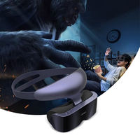 Casques de réalité virtuelle intelligents portables, écran géant, console de jeu VR intégrée au casque, multifonction, Si-OLED
