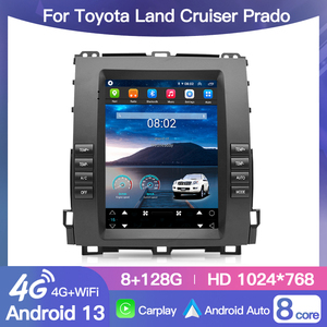Radio HFMidia de 10.4 Pulgadas con Pantalla Vertical, Multimedia, Video, para Toyota Prado 120, con Botones, CarPlay Inalámbrico - Product Image 2