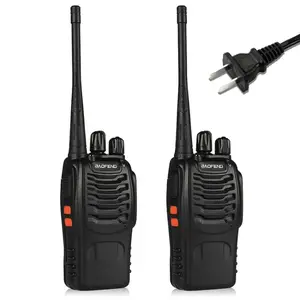 BAOFENG BF-888S 1 Pack Walkie Talkie UHF 400-470MHz FM Transceiver 16-Kanal-Funkgeräte mit Headphomes-Taschenlampe