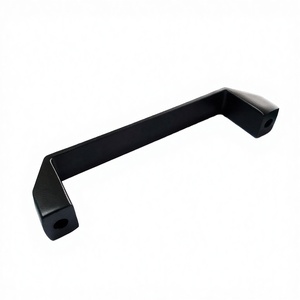 L=180/90 U Shape Aluminium Alloy Modern Staircase Cabinet <b>Door</b> <b>Pull</b> <b>Handles</b> Square Knob - Product Image 3