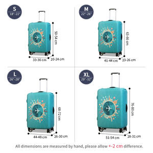 Koffer Hoes Custom 3d Print Grote Bagage Wiel Beschermer Cover - Product Image 2