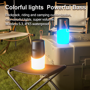 Altavoz Bluetooth Económico para el Hogar, Altavoces Delgados y Baratos con Luz RGB y Asa - Product Image 2
