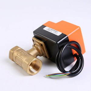 Válvula de Bola Eléctrica Dn20 3/4 Pulgadas Roscada de Bronce para Control de Agua con Interruptor Manual - Product Image 5