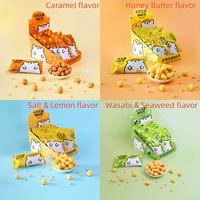 Popcorn Caramel Halal Cuit au Four, Nouvelle Saveur Indienne, Goût Sucré, Sans Gluten, Style Poche de Maïs, Snack de Céréales 18g Petit Format