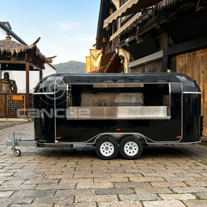 Vente chaude Camion de nourriture de rue personnalisé à double essieux Café Hot-dog Pizza Bière Jus Remorque alimentaire - Product Image 2