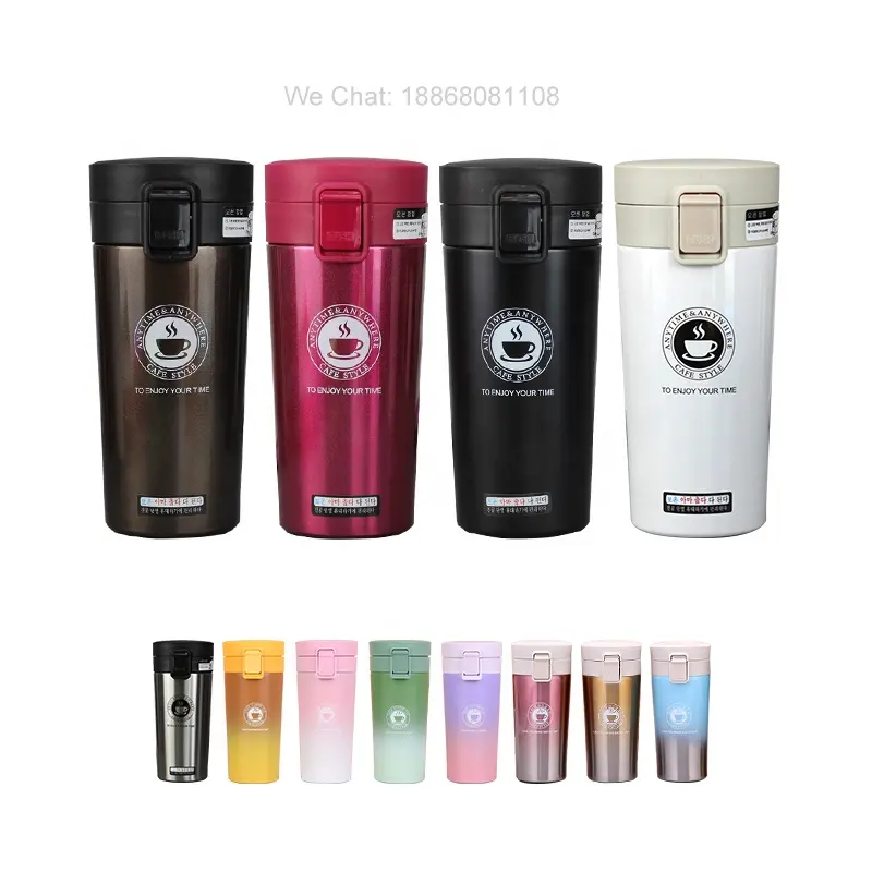 TY 350ml 510ml insulated vacuum travel stainless steel thermos flask coffee mug thermos custom coffee cup