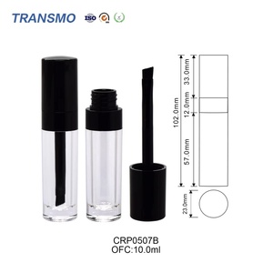 Tubos Vacíos para Brillo Labial de 10 ml, Tubos Redondos Negros para Brillo Labial, Botella Personalizada para Brillo Labial, Juego de Tubos para Brillo Labial y Delineador de Labios - Product Image 2