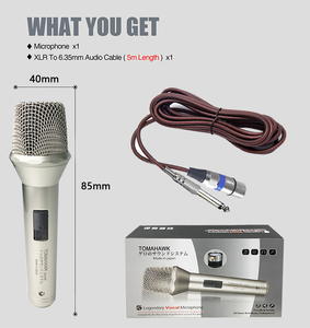 Microphone dynamique KTV à poignée filaire GAM-SC15 tout <span class=keywords><strong>en</strong></span> métal pour les performances sur scène - Product Image 6