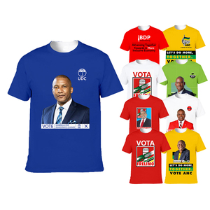 Guhumi T-shirt d'élection en polyester 100% personnalisé Nouveau modèle avec t-shirt de campagne en tissu tricoté par sublimation - Product Image 4