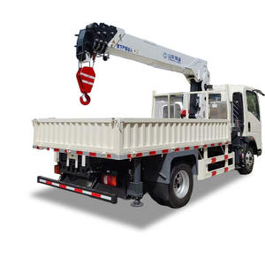 משאית מנוף משומשת SINOTRUK HOWO 4*2, מנוע וויצ'אי 200 כוחות סוס, מנוף הידראולי מתקפל 5 טון - Product Image 4