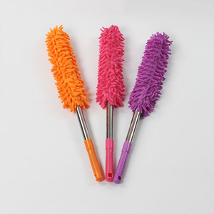 Chenille <b>Feather</b> <b>Duster</b> Extendable Handle Household Cleaning Tool For Ceiling And Under Bed Dusting - Product Image 1