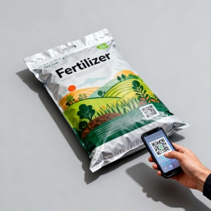 Custom Logo Printed Fertilizer Bag Waterproof PP Woven <b>Material</b> with QR Code for Full Product Traceability - Product Image 2