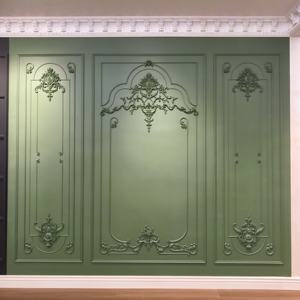 Modanatura Decorativa in PU OB-2025 con Motivo a Griglia, Design Geometrico Minimalista, Linee Pulite e Precise - Product Image 5