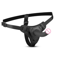 Ceinture de bondage en silicone, jouets sexuels lesbiens, double pénis vaginal, harnais de jeu pour couple adulte, strap-on, dildos