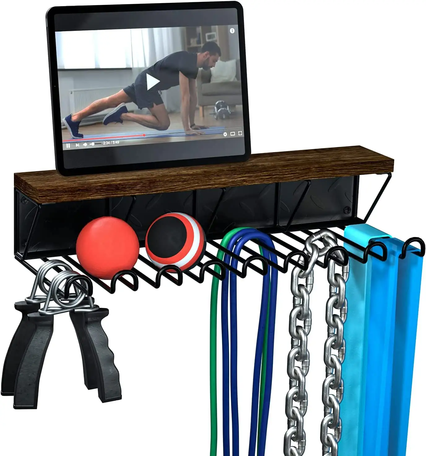 Großhandel benutzer definierte Gym Storage Rack Organizer für Trainings geräte