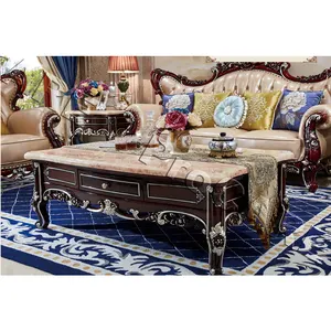 China Manufacture Furniture European Style Wood Coffee Table