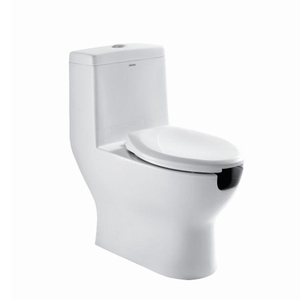 โถสุขภัณฑ์ ARROW One Piece รุ่น Modern Dual-flush 3L/6L แบบ S-trap สำหรับโรงแรม ติดตั้งบนพื้น วัสดุเซรามิก พร้อมฝารองนั่งแบบปิดนุ่มนวล ระบบทำความสะอาดตัวเอง - Product Image 1
