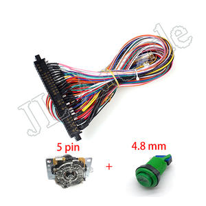 Arcade <span class=keywords><strong>Jamma</strong></span> 56-Pin kabinet antarmuka <span class=keywords><strong>Harness</strong></span> kabel multiade Arcade kabel PCB untuk koin pendorong konsol Video Game - Product Image 5