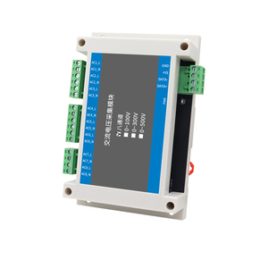 โมดูลรับสัญญาณแรงดันไฟฟ้ากระแสสลับแบบหลายช่วง 4/8 ช่องสัญญาณ 0-100V/300V/500V True RMS RS485 MODBUS-RTU สำหรับการตรวจสอบทางอุตสาหกรรม - Product Image 1