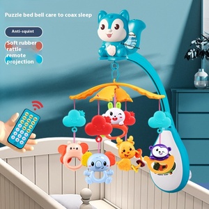 Jouet de pacification pour nouveau-nés <span class=keywords><strong>rotatif</strong></span> chevet musique <span class=keywords><strong>hochet</strong></span> garçon Animak peluche anneau de dentition pour poussette enfants jouets musical berceau <span class=keywords><strong>hochet</strong></span> - Product Image 2