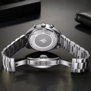 CADISEN 2026 Nuevo Reloj Cronógrafo de Lujo para Hombre, Caja y Correa de Acero Inoxidable, Esfera de Cristal de Zafiro, 42 mm, Resistente al Agua 5 BAR - Product Image 3