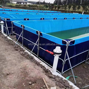 צינור מגולוון tarpulin מיכלי דגים חוות חקלאות ימית בד גדול דגים בריכת דגים דגים עבור חקלאות - Product Image 3