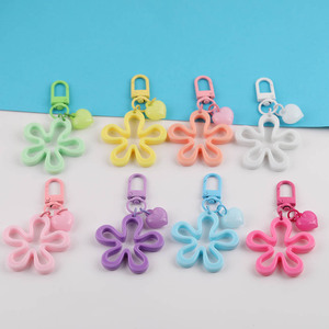 Llavero con forma de flor Tang Sanjiang, accesorios de joyería ligeros para bolsos y fundas para auriculares, estilo fresco y dulce - Product Image 4
