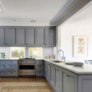 Gabinetes de Cocina Allure, Diseño Moderno de Lujo en Blanco Shaker, PVC, Acrílico de Alto Brillo, Conjuntos de Gabinetes Seccionales de Cocina Hechos en China - Product Image 2