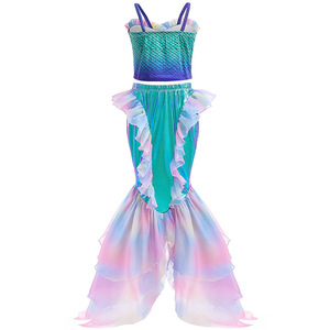 Nuevo <span class=keywords><strong>Traje</strong></span> <span class=keywords><strong>de</strong></span> Baño <span class=keywords><strong>de</strong></span> Sirena <span class=keywords><strong>para</strong></span> Niñas 2026, Vestido <span class=keywords><strong>de</strong></span> Baño Largo, Bikini <span class=keywords><strong>de</strong></span> Playa, Arcoíris, 2 Piezas, Disfraces <span class=keywords><strong>para</strong></span> Bebés - Product Image 3