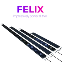 Lampe à spectre complet MICMOL FELIX G2 à lumière bleue pour la croissance des coraux, intelligente, Bluetooth, à intensité variable, pour aquariums d'eau salée et d'eau douce