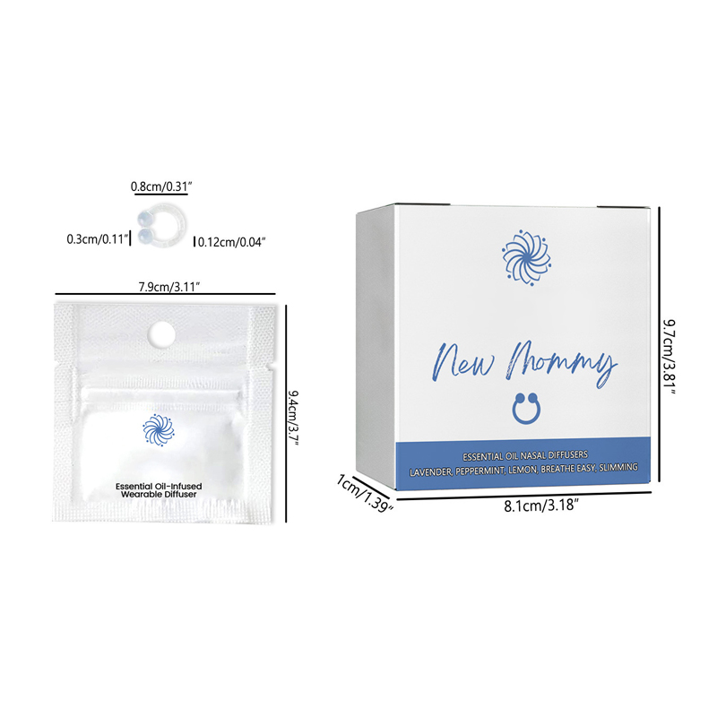 hot selling super slim slimming & detoxifying nose essential oil ring